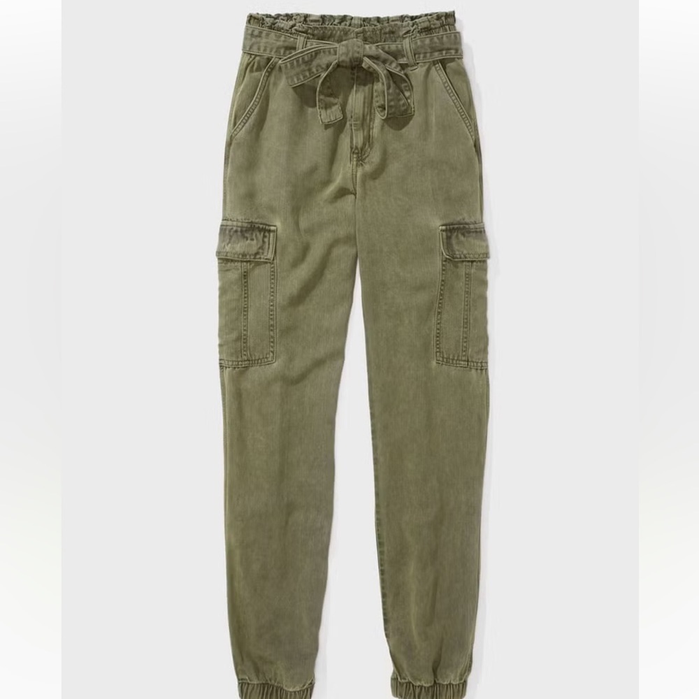 American Eagle Cargo Jogger Olive Green - 4 - Picture 3 of 6